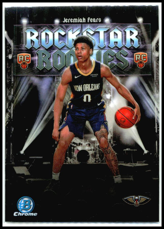 2025-26 Bowman Rockstar Rookies #RR-7 Jeremiah Fears New Orleans Pelicans