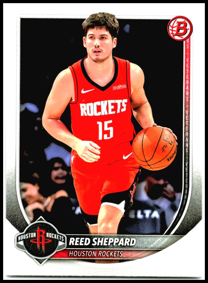 2025-26 Bowman #135 Reed Sheppard Houston Rockets