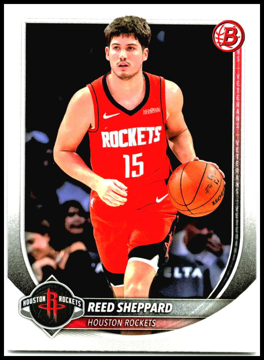 2025-26 Bowman #135 Reed Sheppard Houston Rockets