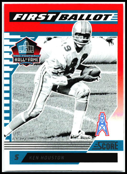 2025 Score First Ballot #7 Ken Houston Houston Oilers