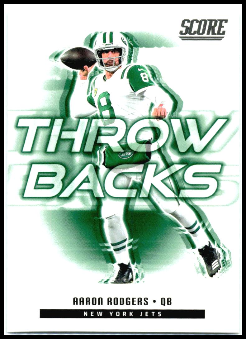 2025 Score Throwbacks #10 Aaron Rodgers Chicago Bears