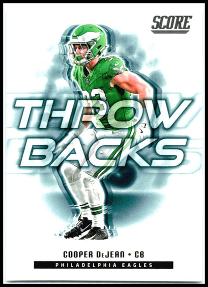 2025 Score Throwbacks #17 Cooper DeJean Philadelphia Eagles