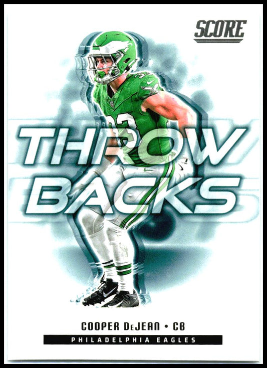 2025 Score Throwbacks #17 Cooper DeJean Philadelphia Eagles