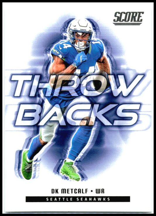 2025 Score Throwbacks #15 DK Metcalf Seattle Seahawks