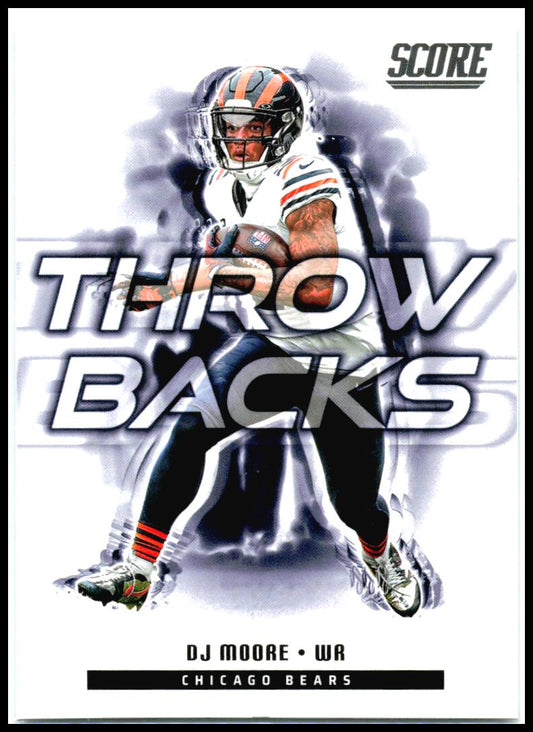 2025 Score Throwbacks #20 DJ Moore Chicago Bears