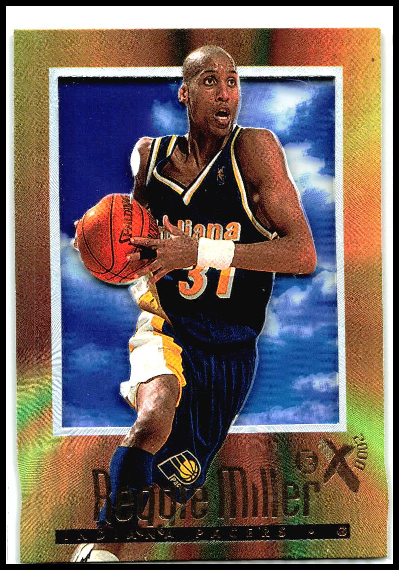 1996-97 E-X2000 #27 Reggie Miller Indiana Pacers