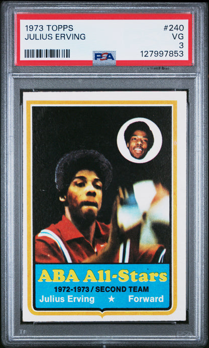 1973 Topps #240 Julius Erving
