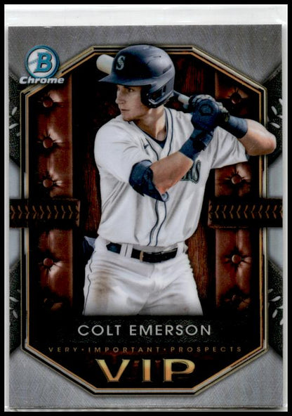 2025 Bowman Very Important Prospects #VIP-13 Colt Emerson Seattle Mariners
