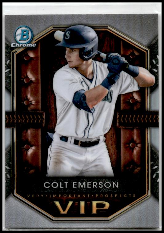 2025 Bowman Very Important Prospects #VIP-13 Colt Emerson Seattle Mariners