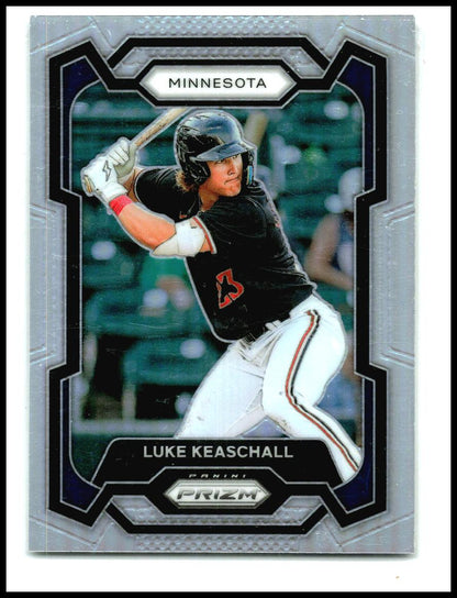 2024 Panini Prizm Silver Prizms #298 Luke Keaschall Minnesota Twins