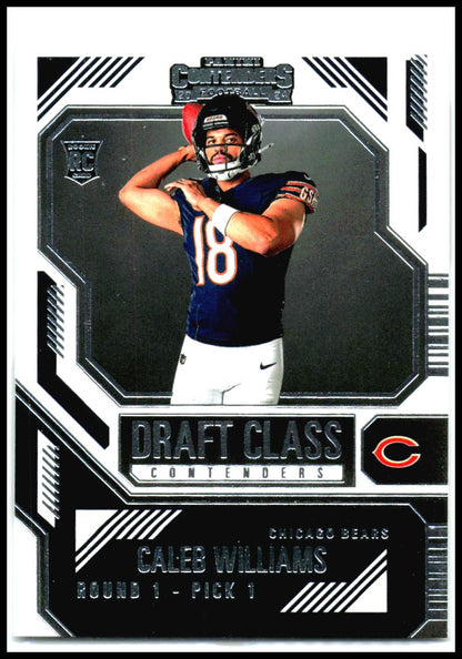 2024 Panini Contenders Draft Class Contenders #1 Caleb Williams Chicago Bears