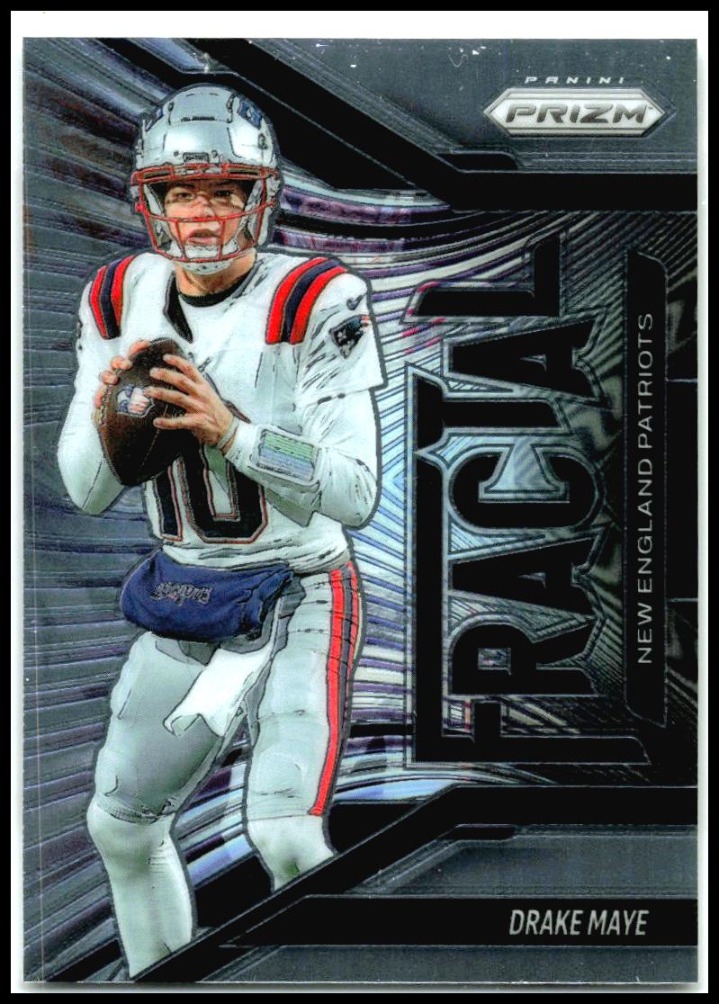 2025 Panini Prizm Fractal #7 Drake Maye New England Patriots