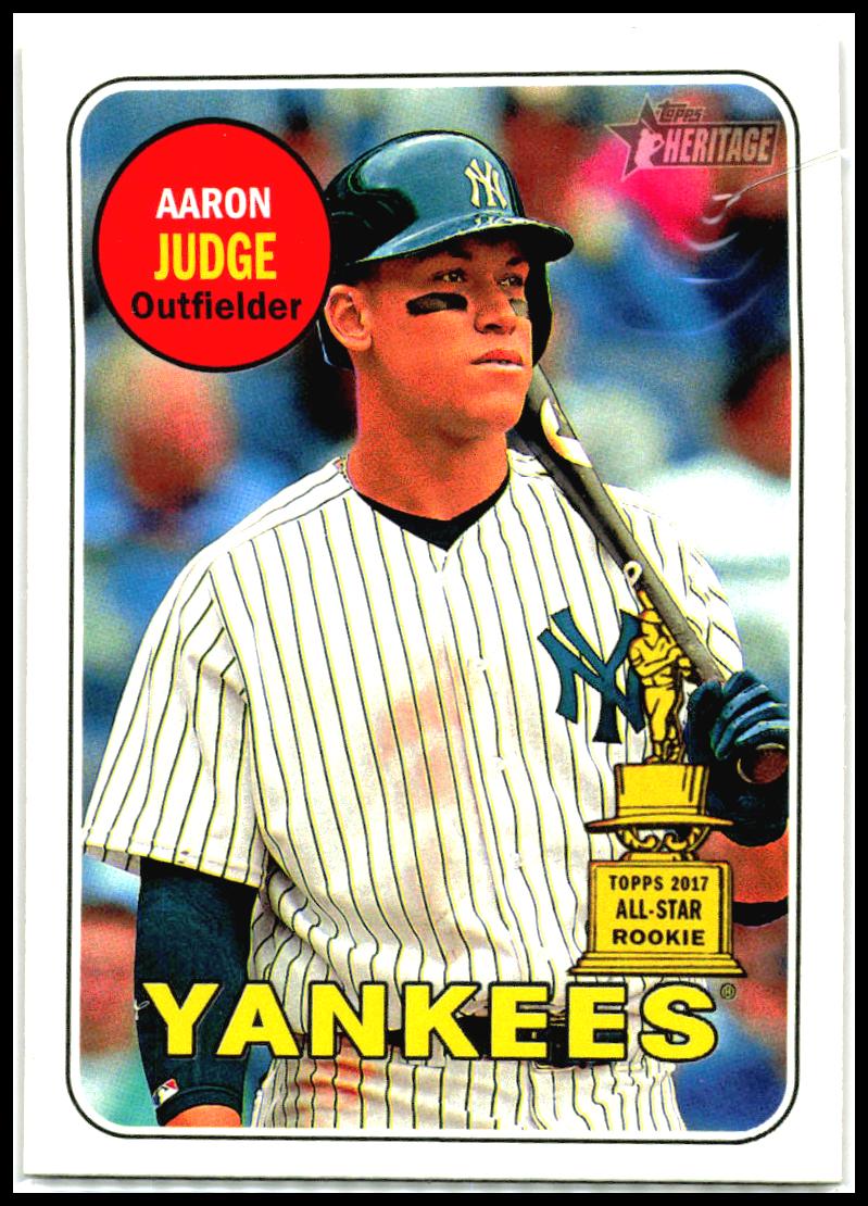 2018 Topps Heritage #25 Aaron Judge New York Yankees