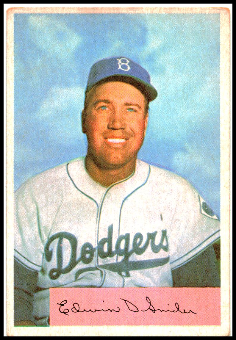 1954 Bowman #170 Duke Snider Brooklyn Dodgers