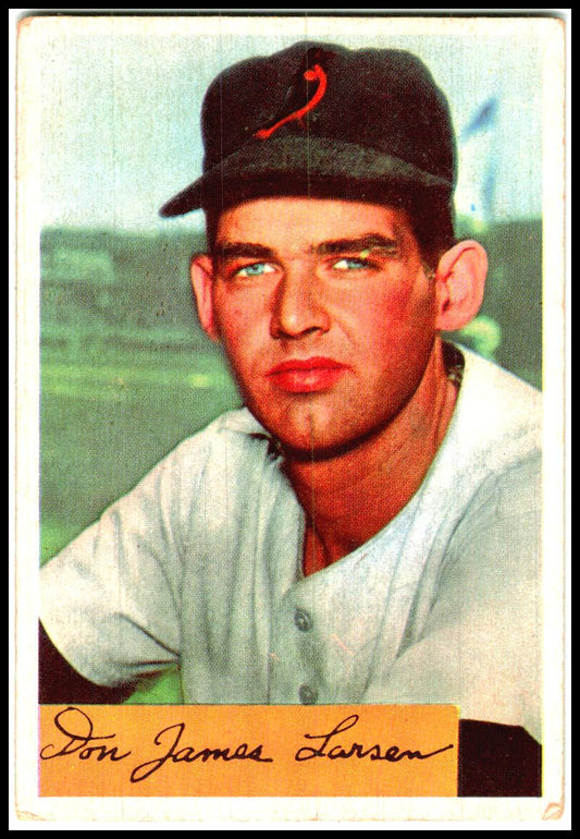 1954 Bowman #101 Don Larsen Rookie Baltimore Orioles