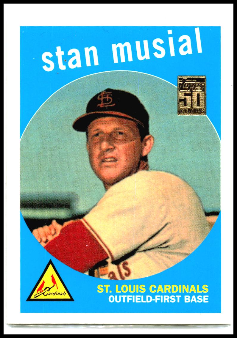 2001 Topps Through the Years Reprints #6 Stan Musial St. Louis Cardinals