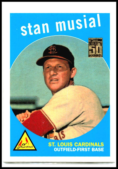 2001 Topps Through the Years Reprints #6 Stan Musial St. Louis Cardinals