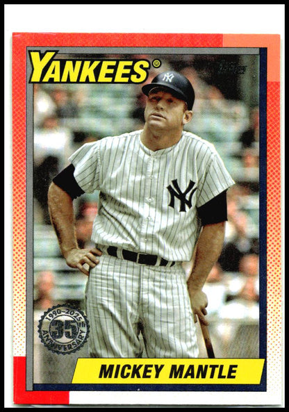 2025 Topps Update 1990 Topps 35th Anniversary #U90-43 Mickey Mantle Yankees
