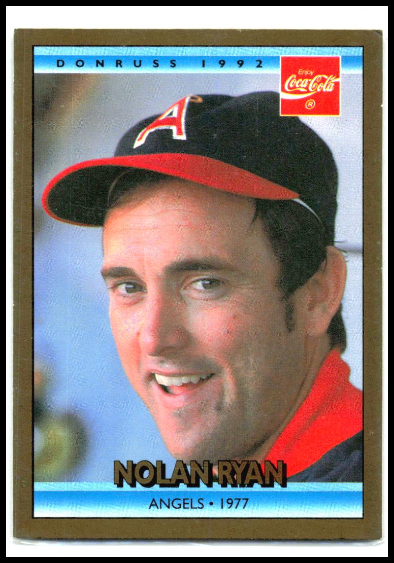 1992 Donruss Coca-Cola Nolan Ryan #11 Nolan Ryan California Angels