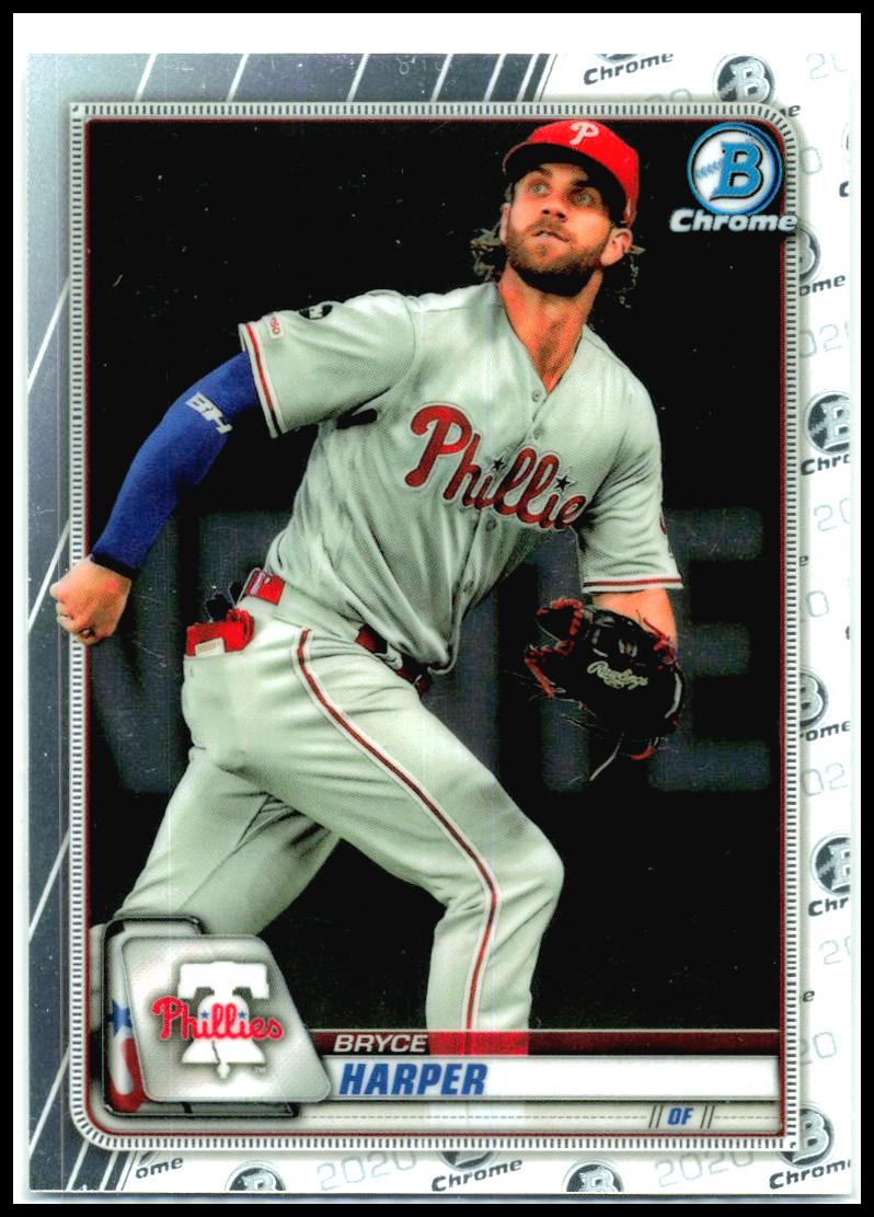 2020 Bowman Chrome #35 Bryce Harper Philadelphia Phillies