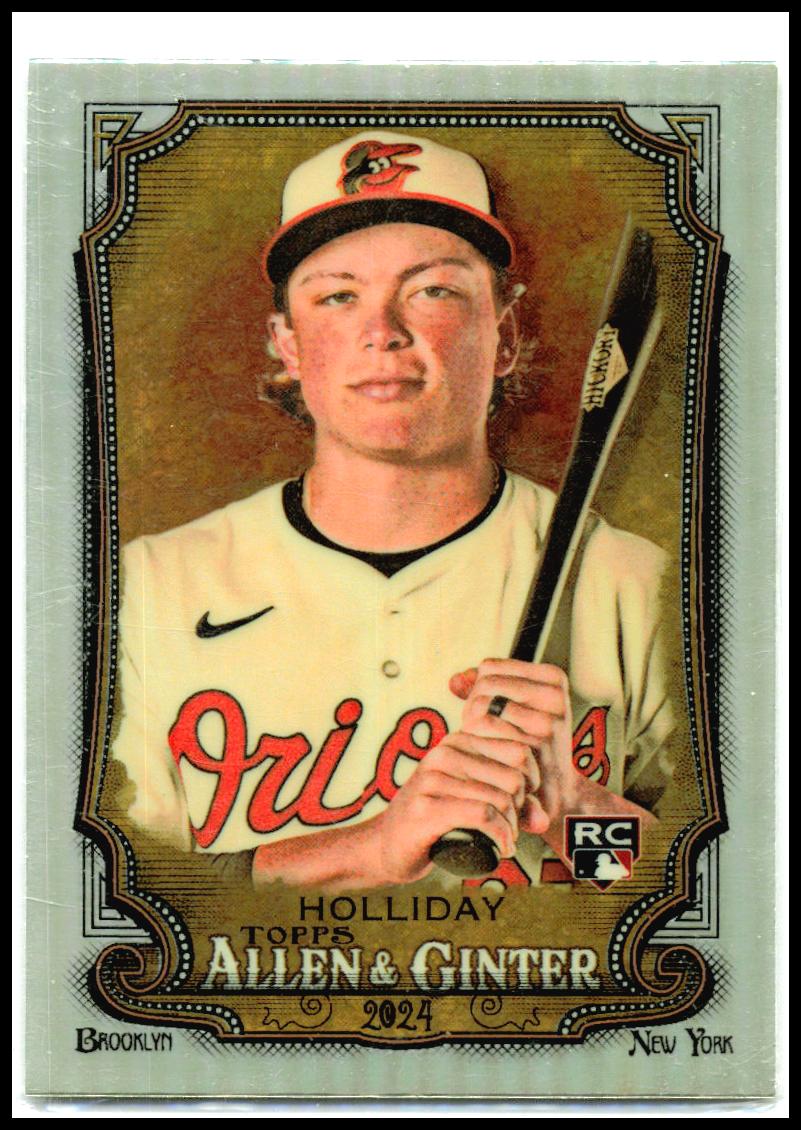 2024 Topps Allen & Ginter Chrome Refractors #277 Jackson Holliday Rookie Orioles