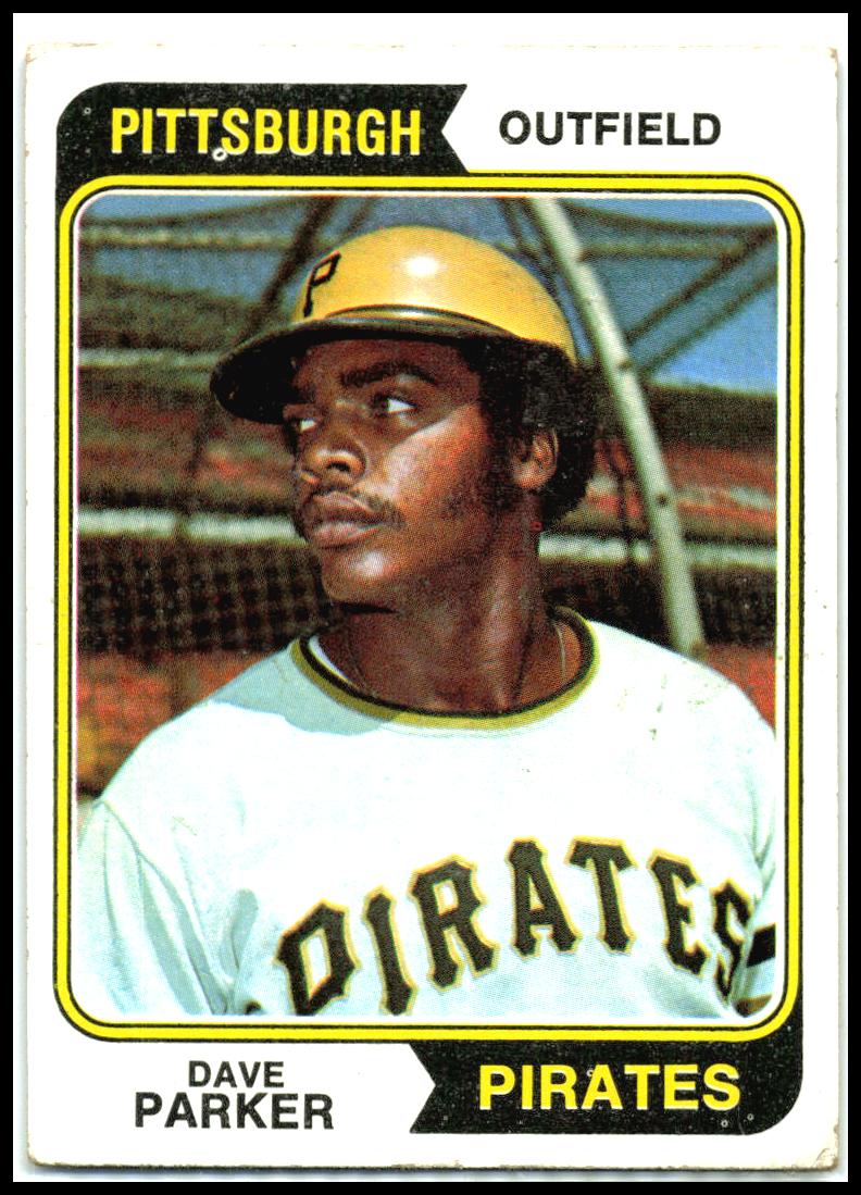 1974 Topps #252 Dave Parker Rookie Pittsburgh Pirates