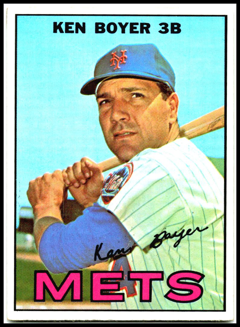 1967 Topps #105 Ken Boyer New York Mets