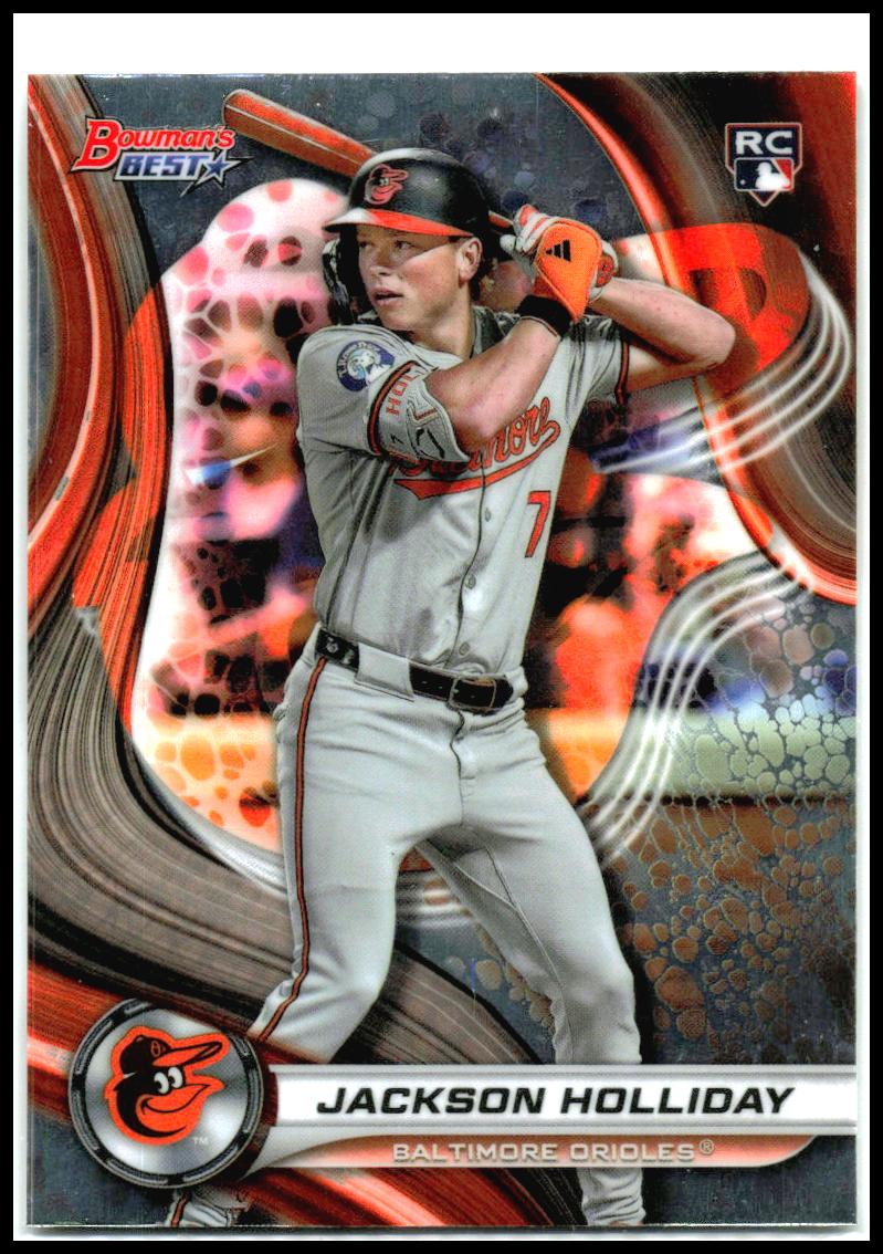 2024 Bowman's Best #13 Jackson Holliday Rookie Baltimore Orioles