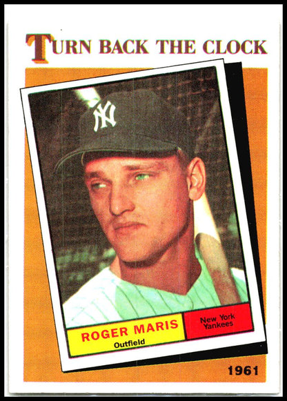 1986 Topps #405 Roger Maris New York Yankees