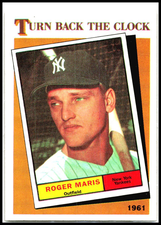 1986 Topps #405 Roger Maris New York Yankees