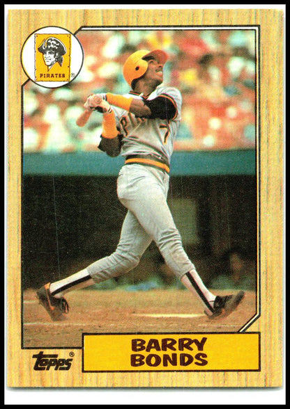 1987 Topps #320 Barry Bonds Rookie Pittsburgh Pirates