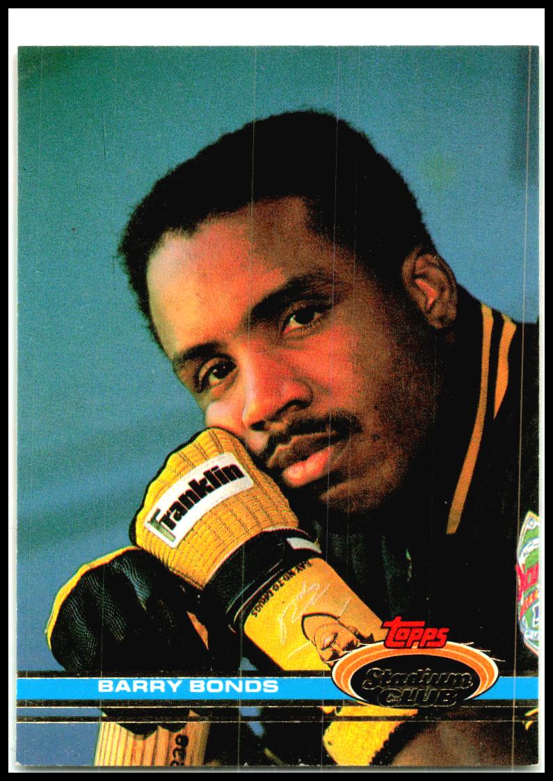 1991 Stadium Club #220 Barry Bonds Pittsburgh Pirates