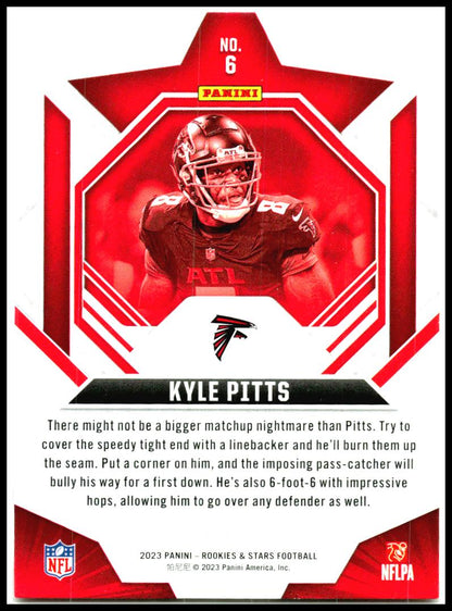 2023 Panini Rookies & Stars #6 Kyle Pitts Atlanta Falcons