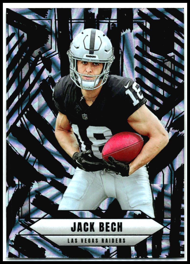 2025 Donruss Elite Razzle Dazzle #177 Jack Bech Rookie Las Vegas Raiders