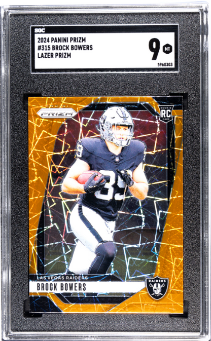 2024 Panini Prizm Lazer Prizm #315 Brock Bowers