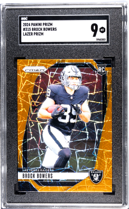 2024 Panini Prizm Lazer Prizm #315 Brock Bowers