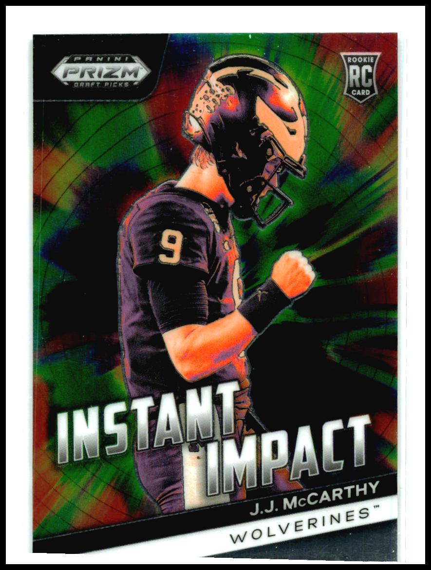 2024 Panini Prizm Draft Picks Instant Impact #II-JJM JJ McCarthy Vikings