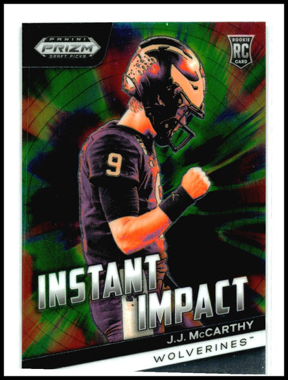 2024 Panini Prizm Draft Picks Instant Impact #II-JJM JJ McCarthy Vikings
