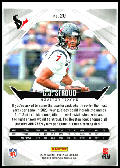 2024 Panini Phoenix #20 C.J. Stroud Houston Texans