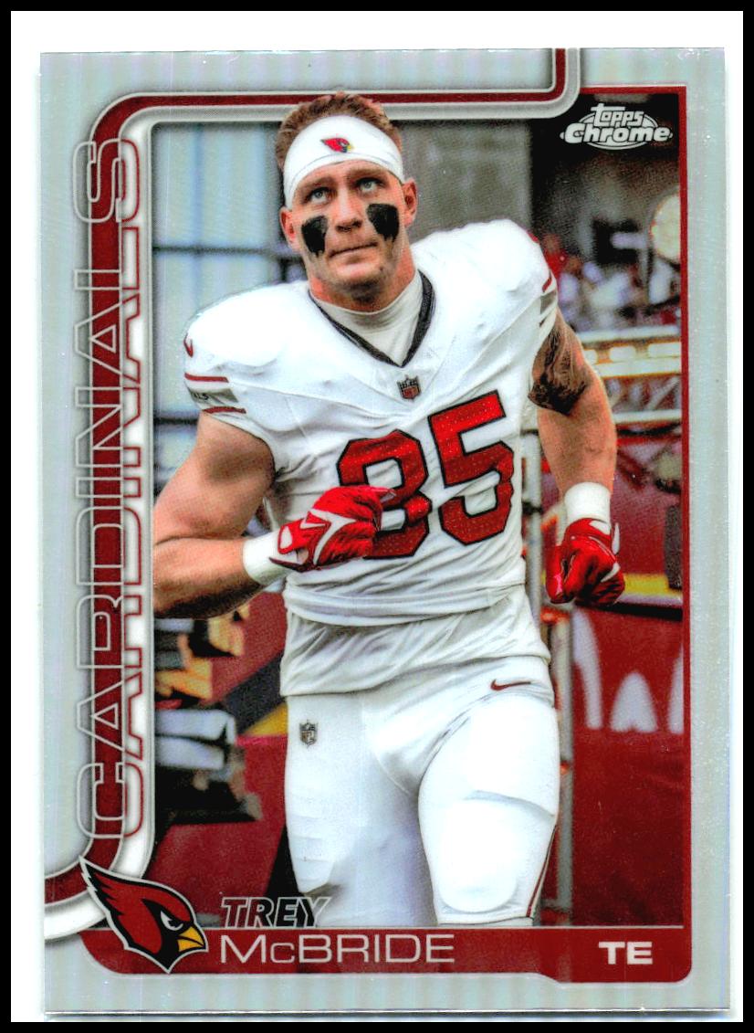 2025 Topps Chrome Image Variation #4 Trey McBride Arizona Cardinals