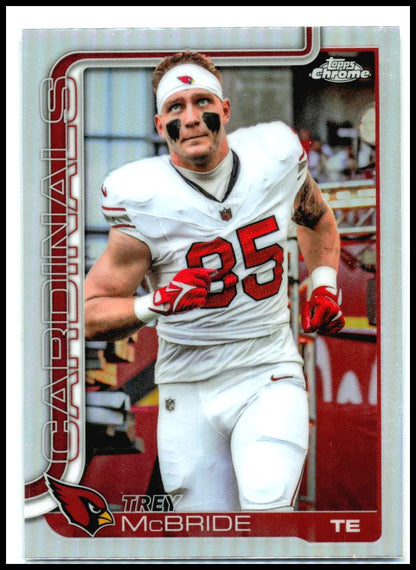 2025 Topps Chrome Image Variation #4 Trey McBride Arizona Cardinals