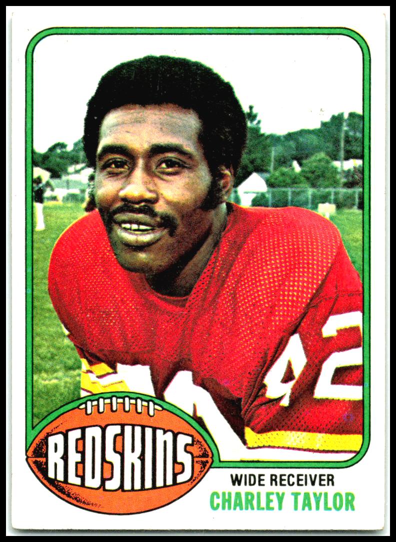 1976 Topps #450 Charley Taylor Washington Redskins