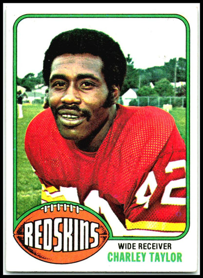 1976 Topps #450 Charley Taylor Washington Redskins