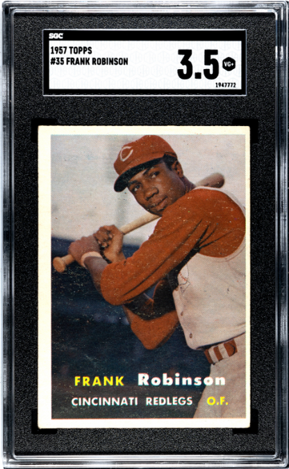 1957 Topps #35 Frank Robinson SGC 3.5