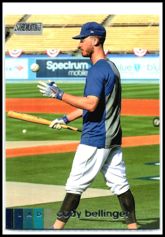 2020 Stadium Club Photo Variation #130 Cody Bellinger Los Angeles Dodgers