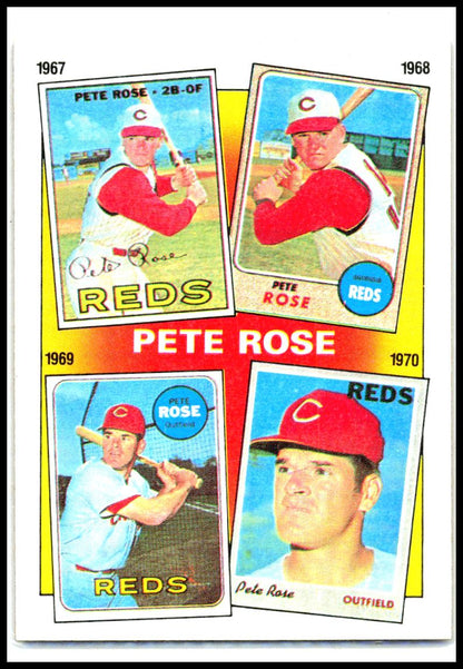 1986 Topps #3 The Pete Rose Years: 1967-1970 TPRY Cincinnati Reds