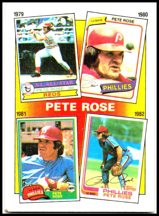 1986 Topps #6 The Pete Rose Years: 1979-1982 TPRY
