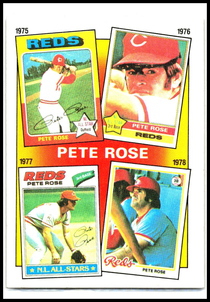 1986 Topps #5 The Pete Rose Years: 1975-1978 TPRY Cincinnati Reds