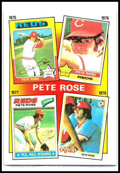 1986 Topps #5 The Pete Rose Years: 1975-1978 TPRY Cincinnati Reds