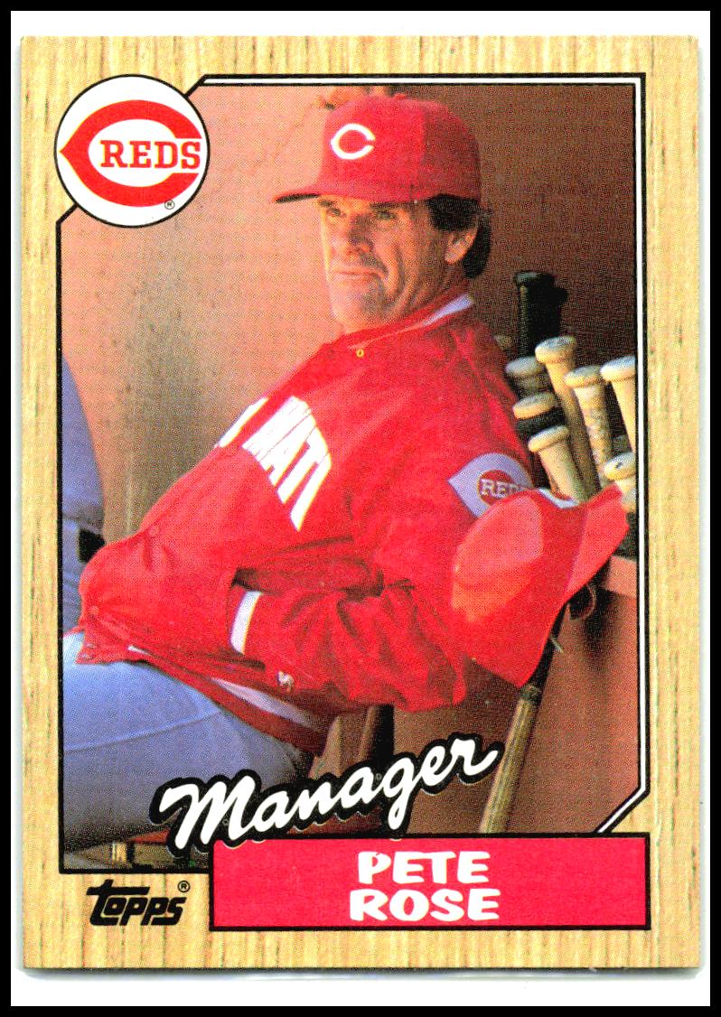 1987 Topps #393 Pete Rose Cincinnati Reds